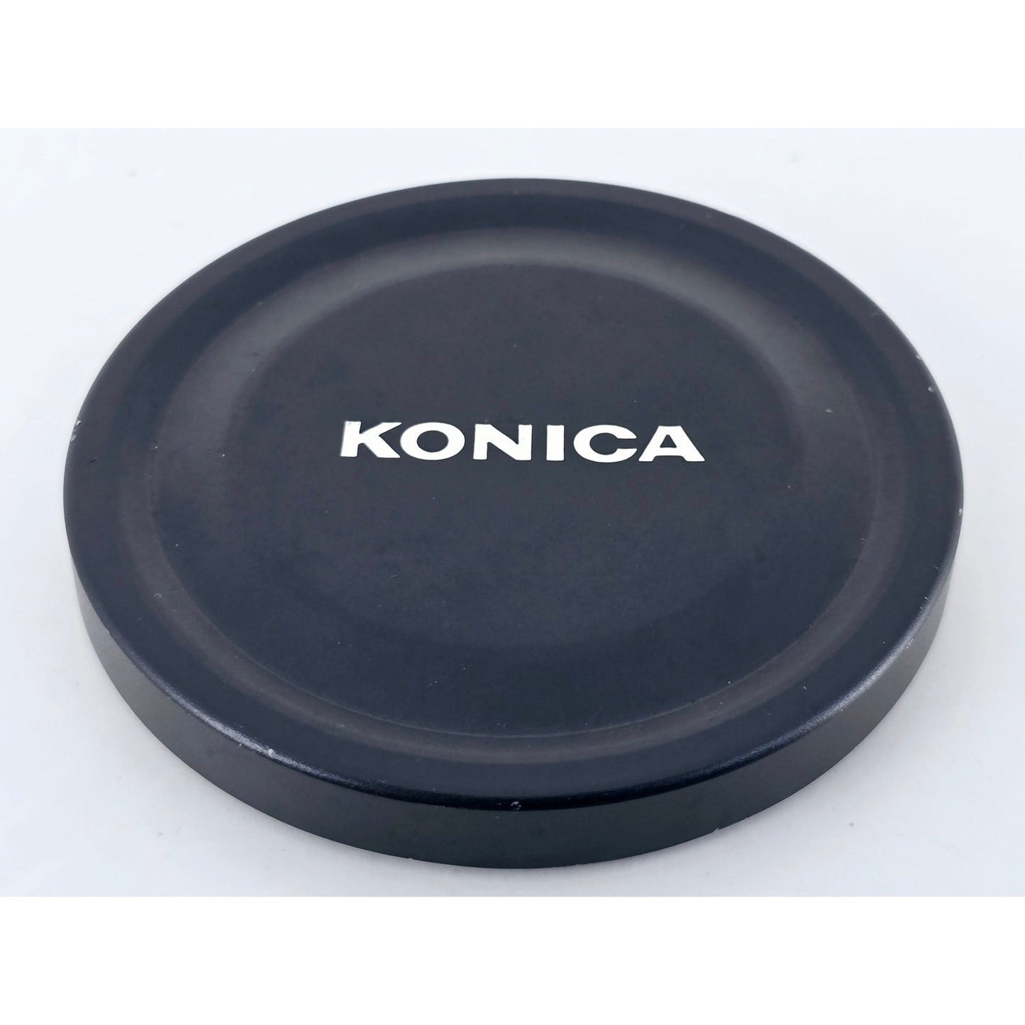 [Pre-owned] Konica 75mm Metal Push-on Lens Cap — Near MINT — Japan #3935
