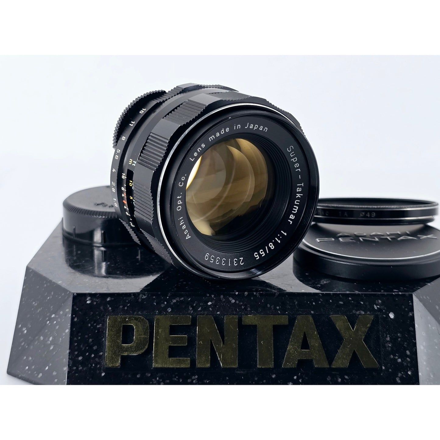[Pre-owned] Pentax Super-Takumar 55mm F1.8 Standard MF Lens M42 — Near MINT+++ — Japan #4624