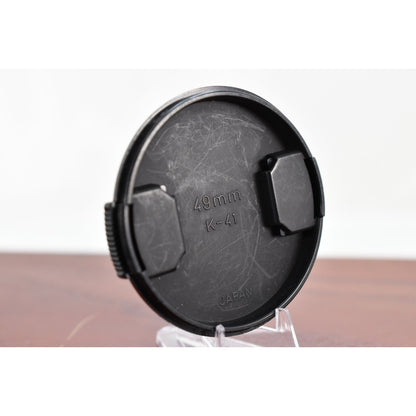 [Pre-owned] Contax K-41 49mm Snap-On Plastic Front Lens Cap — Near MINT — Japan #2021