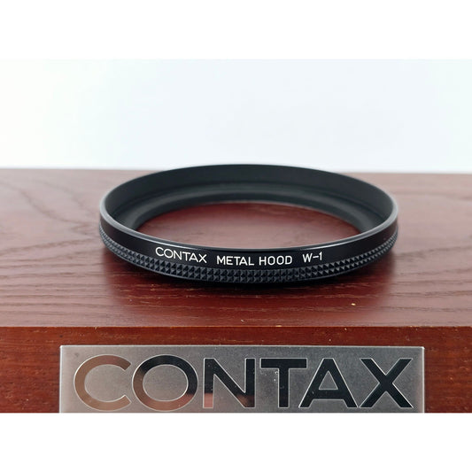 [Pre-owned] Contax Metal Lens Hood W-1 82mm — MINT — Japan #2910