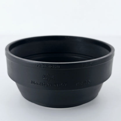 [Pre-owned] Mamiya 77mm Rubber Lens Hood for RB67 M645 127-250mm 145mm — Mint — Japan #5510