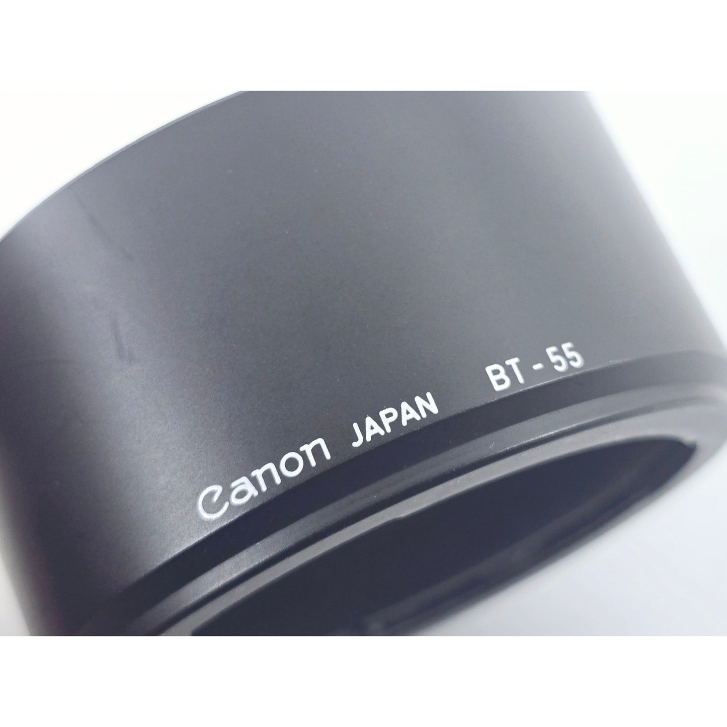[Pre-owned] Canon BT-55 Lens Hood for Canon FD 100mm f/2.8 & 85mm f/1.8 S.S.C. — Near MINT — Japan #4673