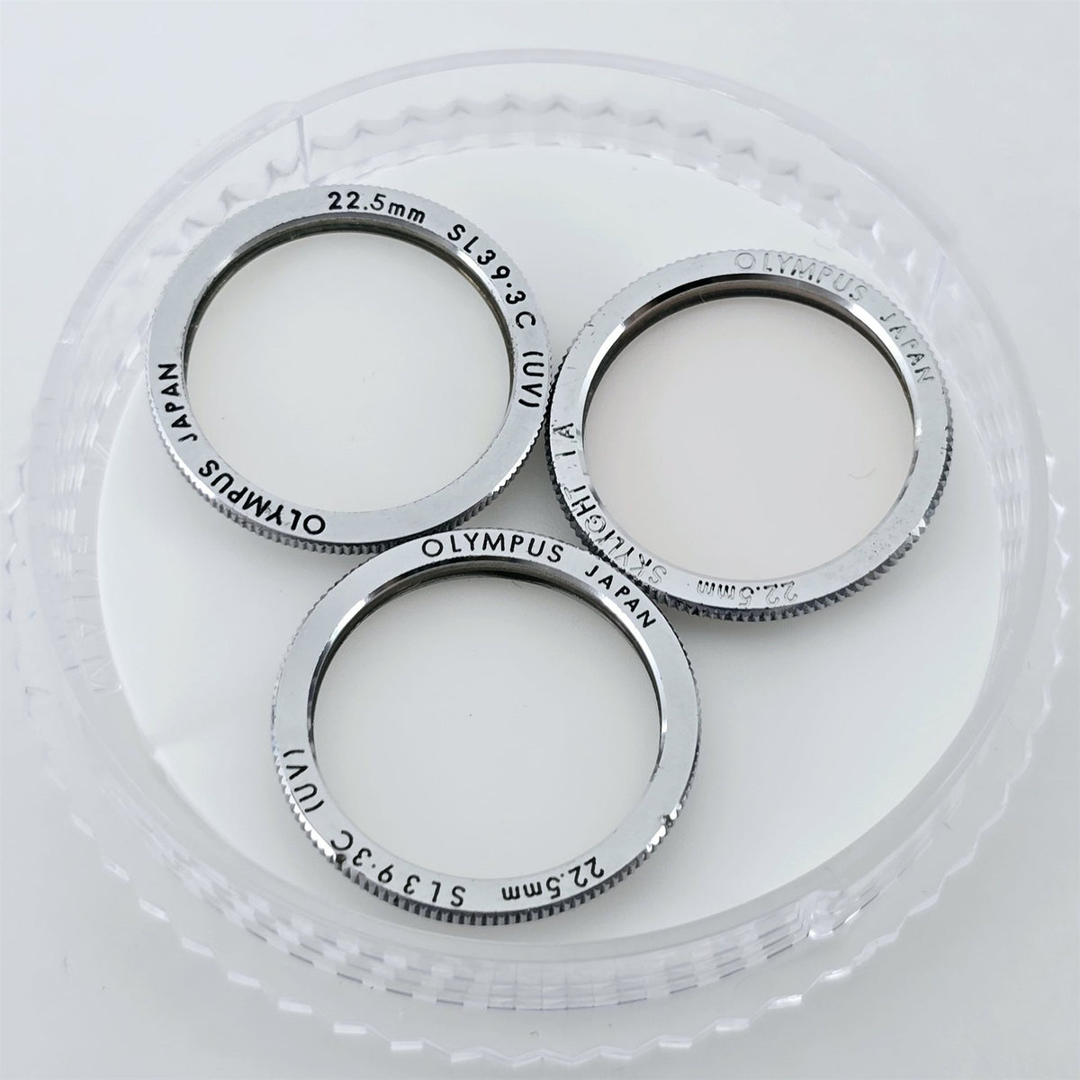 [Pre-owned] Olympus 22.5mm SL39.3C UV Skylight 1A Lens Filter — Excellent+++++ — Japan #5702