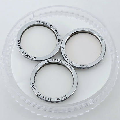 [Pre-owned] Olympus 22.5mm SL39.3C UV Skylight 1A Lens Filter — Excellent+++++ — Japan #5702