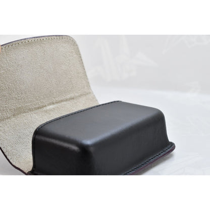 [Pre-owned] Nikon Coolpix CS-NH24 Leather Case Black for S3600 S3500 — Unused — Japan #2419