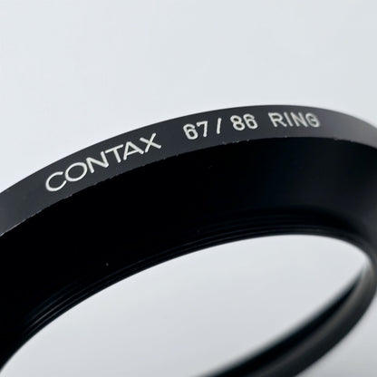 [Pre-owned] Contax 67/86 Metal Step-Up Ring Adapter 67mm to 86mm — Near Mint — Japan #5617