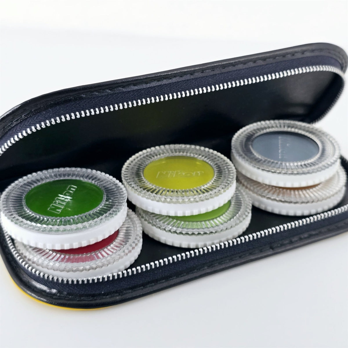 [Pre-owned] Nikon 52mm Filter Set (A12 X0 X1 Y48 B2 R60, 6 pcs) — Near Mint — Japan #5397