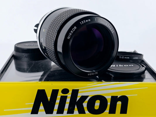 🌸[Near MINT] Nikon Non Ai Nikkor 135mm F2.8 MF Lens Genuine F Mount From Japan