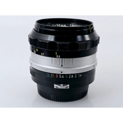 [Pre-owned] Nikon Nikkor-S.C Auto 50mm f/1.4 Non-Ai MF Lens — Near MINT — Japan #3124