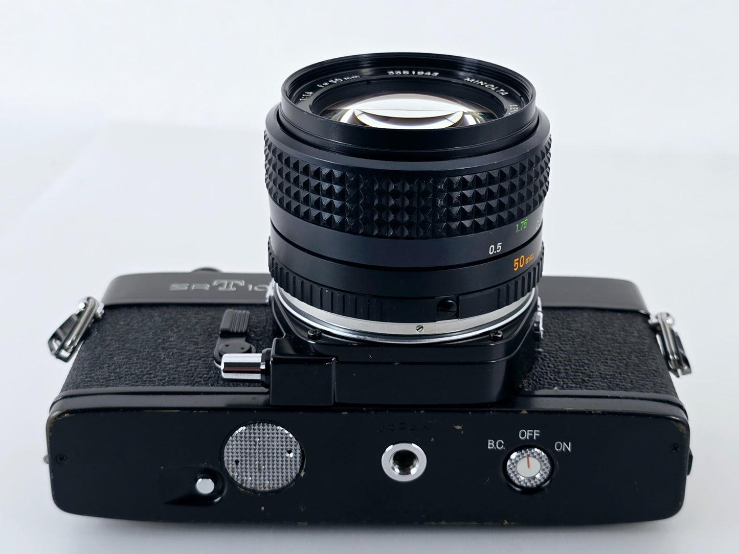 🌸[Near MINT] Minolta SRT 101 Black SLR 35mm Film Camera MC PG 50mm F1.4 Japan