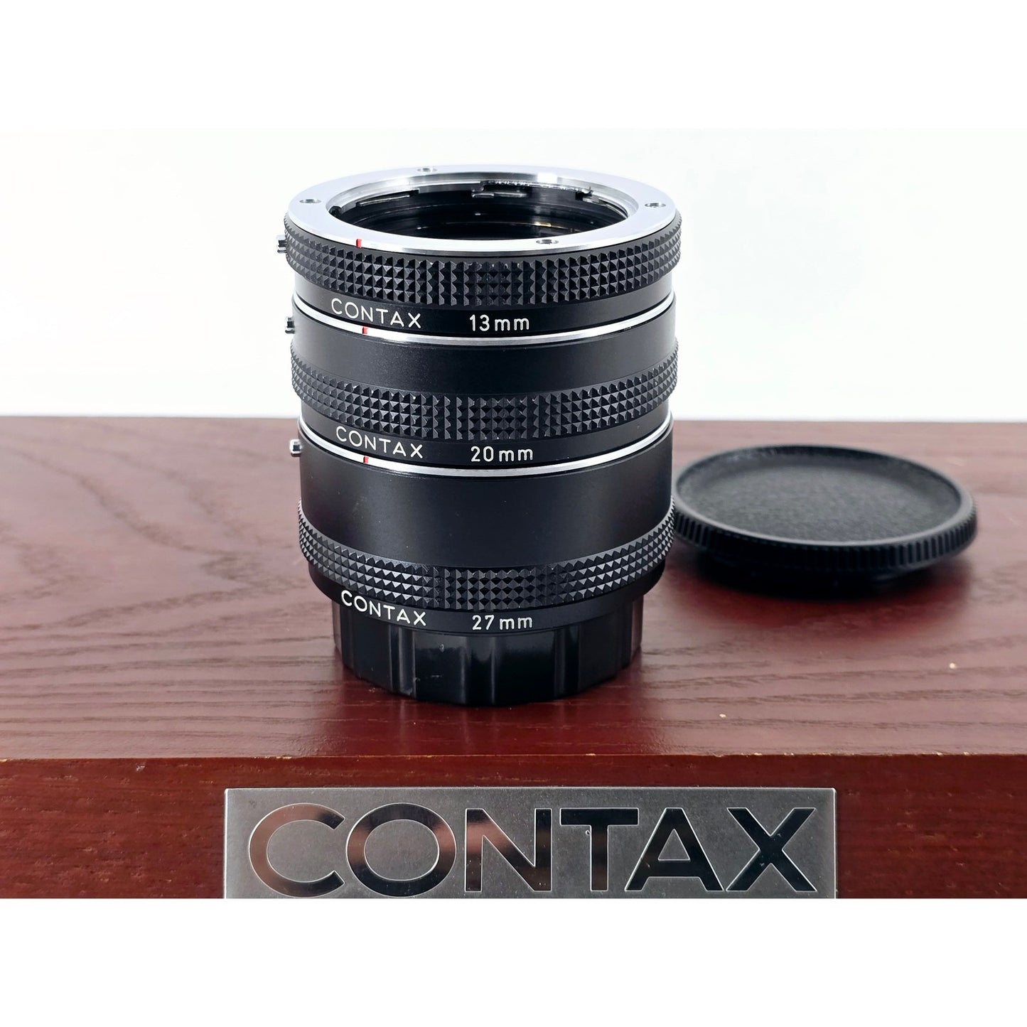 [Pre-owned] Contax Auto Extension Tube Set 13mm 20mm 27mm — Top MINT — Japan #4905