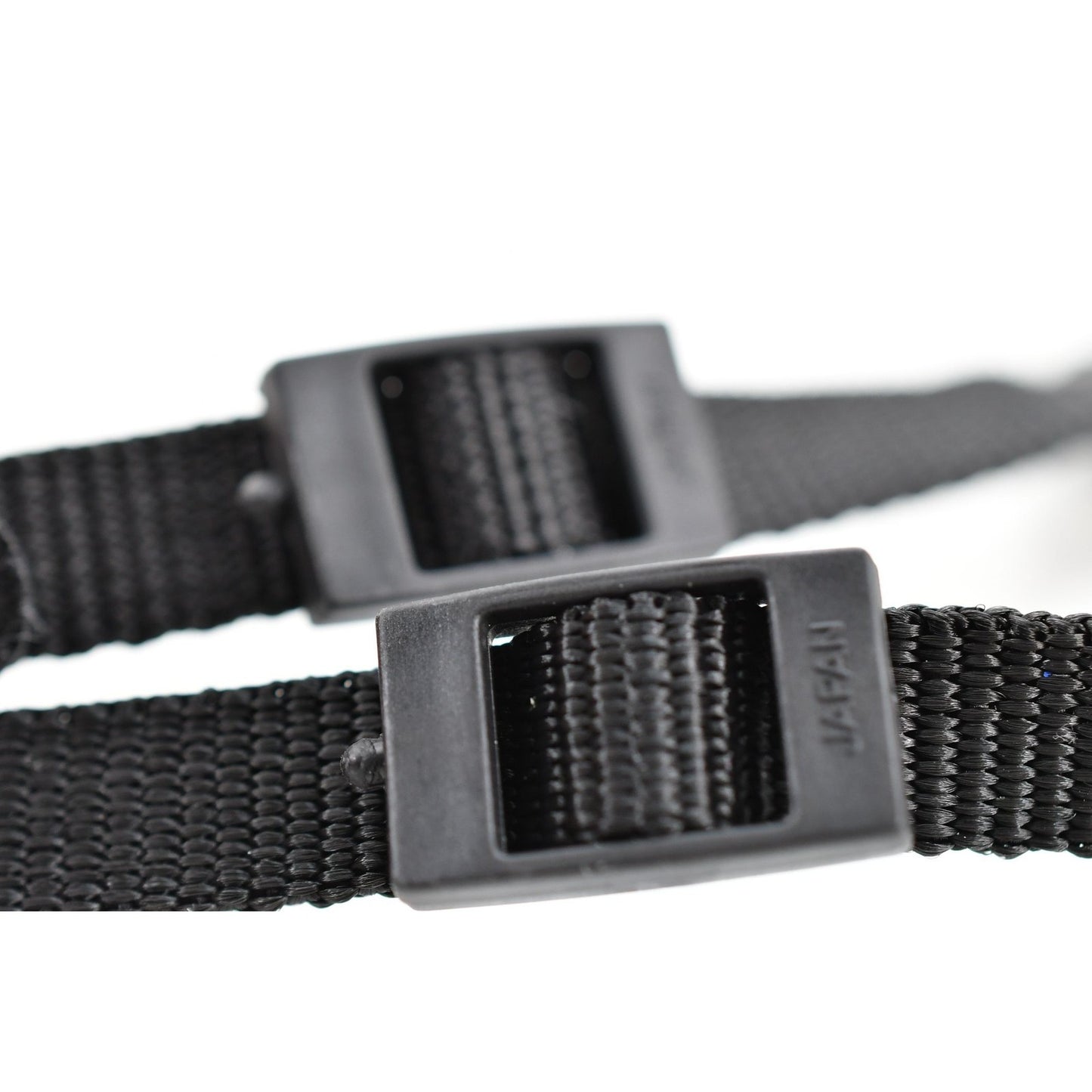 [Pre-owned] Contax Genuine Camera Neck Strap Black Nylon 0.98in (2.5cm) — Near MINT — Japan #2235