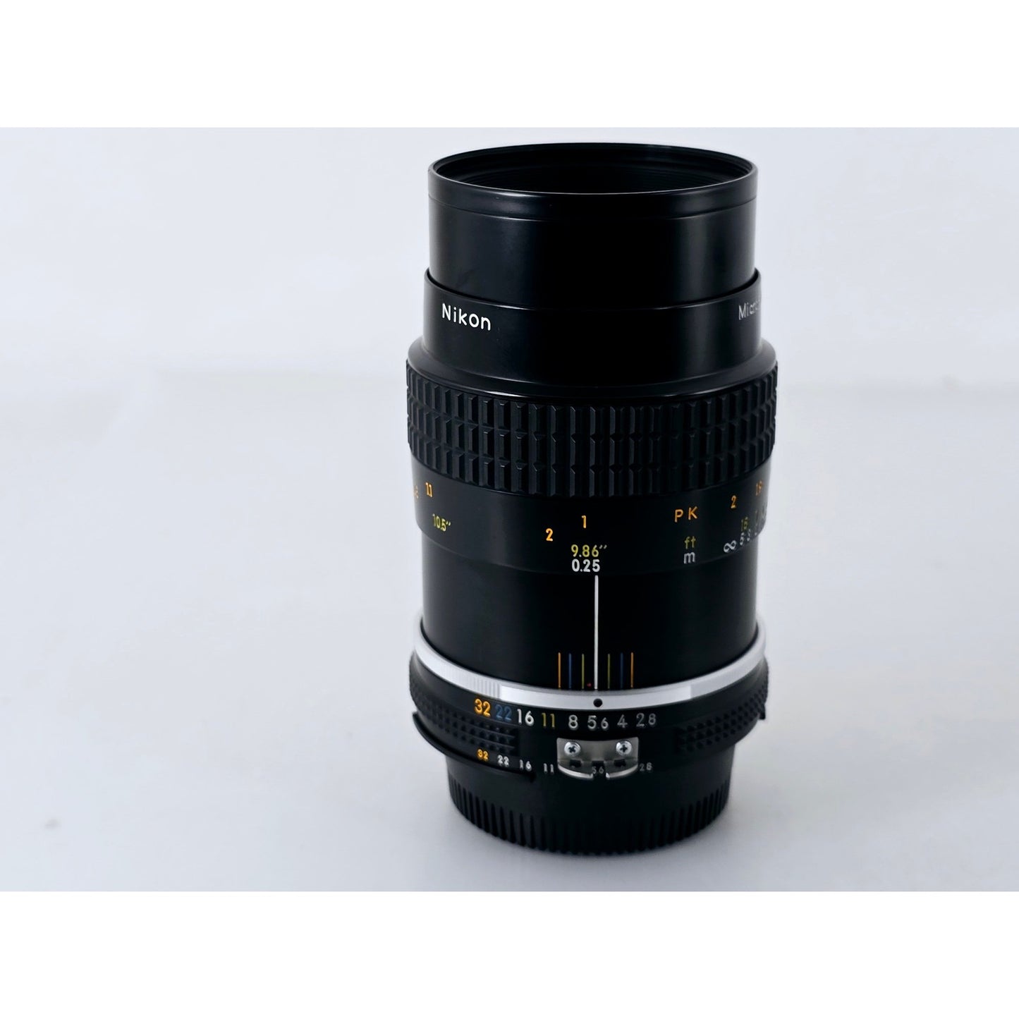 [Pre-owned] Nikon Ai-s Micro Nikkor 55mm F2.8 MF Lens — Near MINT — Japan #4376