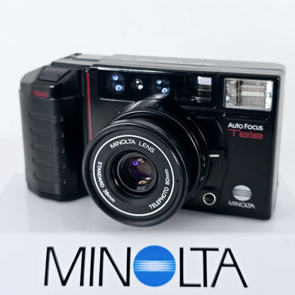 [Pre-owned] Minolta AF-Tele 35mm Point & Shoot Film Camera — Near Mint — Japan #5297