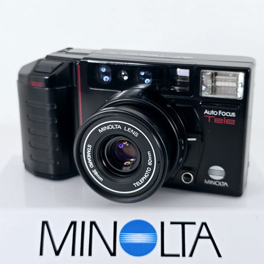 [Pre-owned] Minolta AF-Tele 35mm Point & Shoot Film Camera — Near Mint — Japan #5297