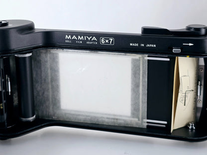 🌸[Unused ] Mamiya Press 6x7 Model 2 II Roll Film Back Holder Genuine from Japan