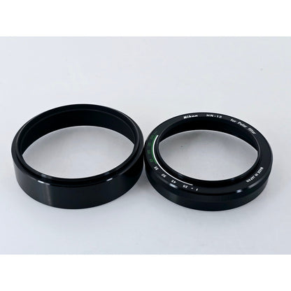 [Pre-owned] Nikon HN-12 Metal Lens Hood for Polarizing Filter — Unused — Japan #4393