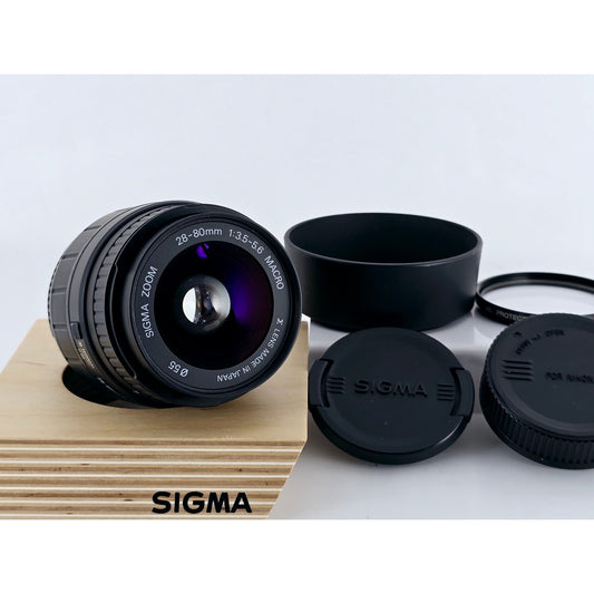 [Pre-owned] Sigma Zoom 28-80mm F3.5-5.6 D Macro AF Lens for Nikon F — Near MINT — Japan #3383