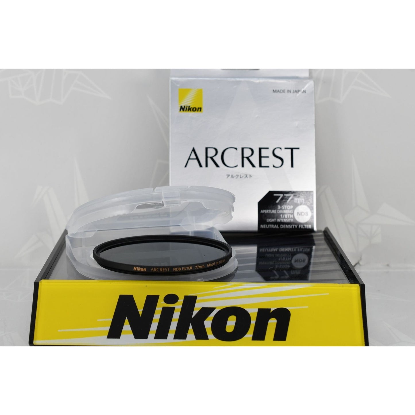 [Pre-owned] Nikon Arcrest 77mm Neutral Density ND8 Filter — Unused — Japan #2120