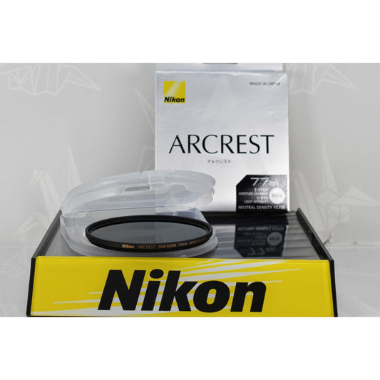 [Pre-owned] Nikon Arcrest 77mm Neutral Density ND8 Filter — Unused — Japan #2120