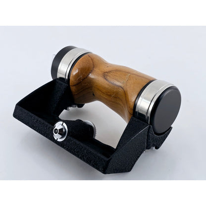 [Pre-owned] Asahi Pentax Hand Wood Grip w/ Hot Shoe for 67 67II 6x7 — Near MINT — Japan #3326