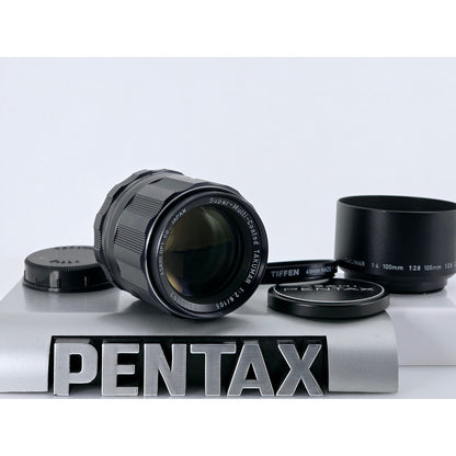 [Pre-owned] Pentax Super Multi Coated Takumar 105mm F2.8 SMC MF Lens M42 — Near MINT — Japan #4759
