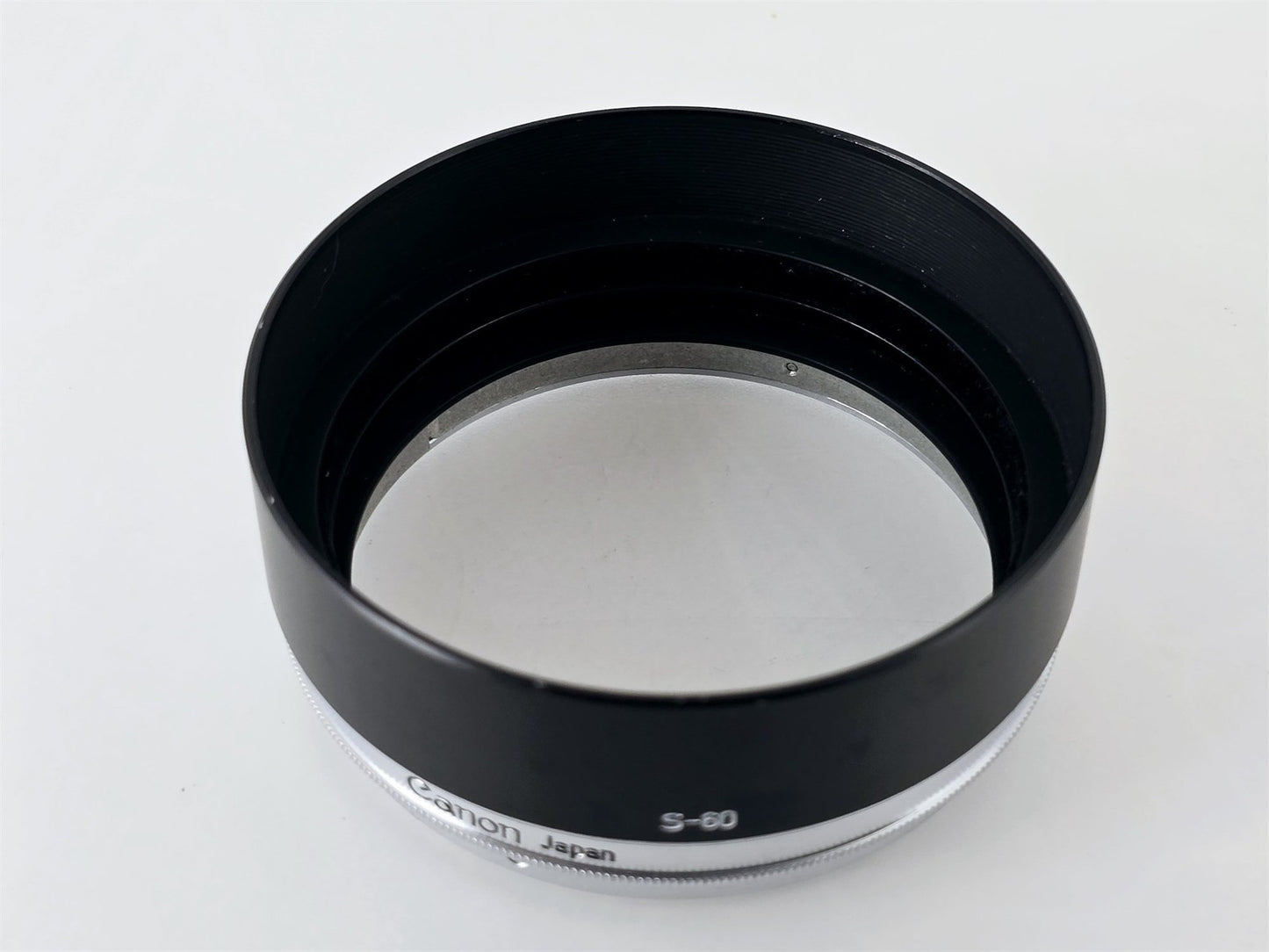 [Pre-owned] Canon Type S-60 60mm Lens Hood for FL 55mm 58mm Lenses — Near Mint — Japan #5049