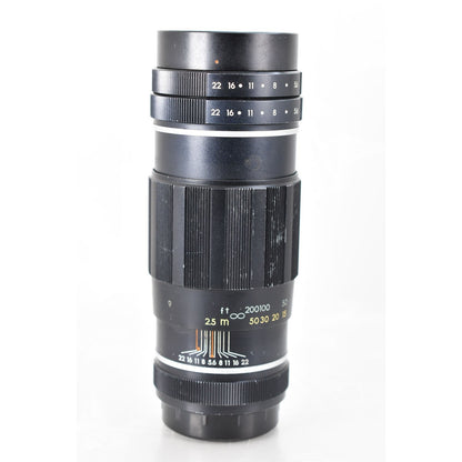 [Pre-owned] Pentax Tele-Takumar 200mm F5.6 MF Telephoto Lens M42 — Near MINT — Japan #2254