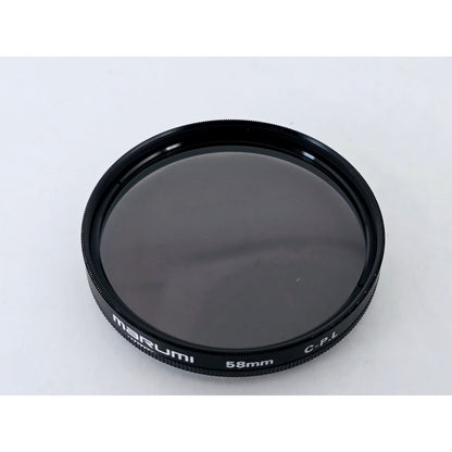 [Pre-owned] Marumi C-PL 58mm Lens Filter — MINT — Japan #4460