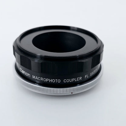 [Pre-owned] Canon Macro Photo Coupler FL 58mm for Bellows Macro Lens — Mint — Japan #5433