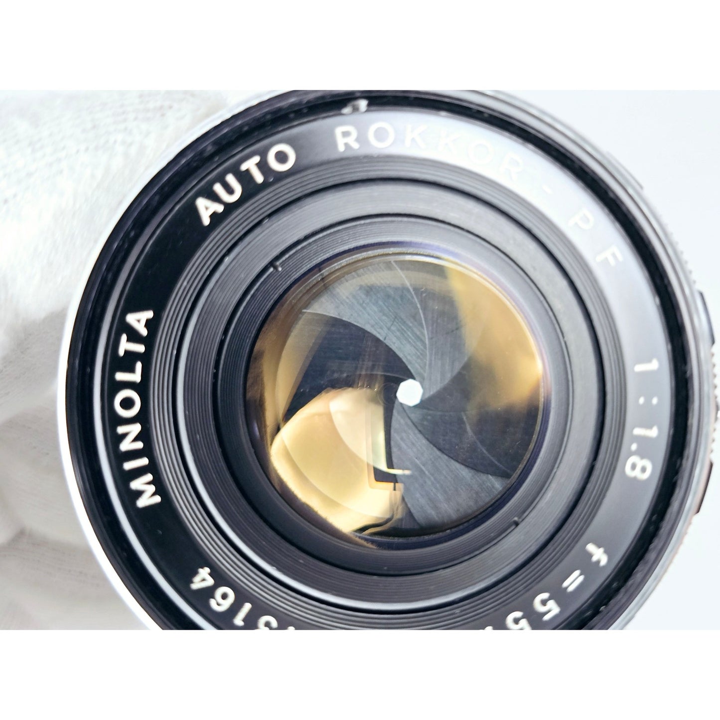 [Pre-owned] Minolta SR-1 Black 35mm Film Camera with Auto Rokkor 55mm F1.8 — Near MINT — Japan #2771