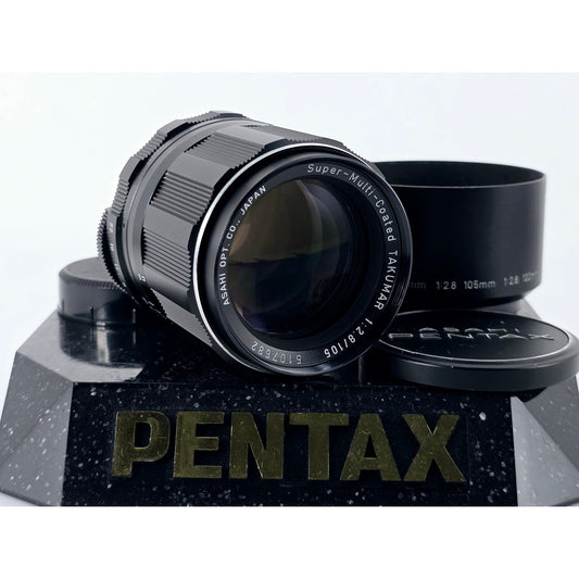 [Pre-owned] Pentax Super Multi Coated Takumar 105mm F2.8 SMC MF Lens M42 — Near MINT — Japan #4319