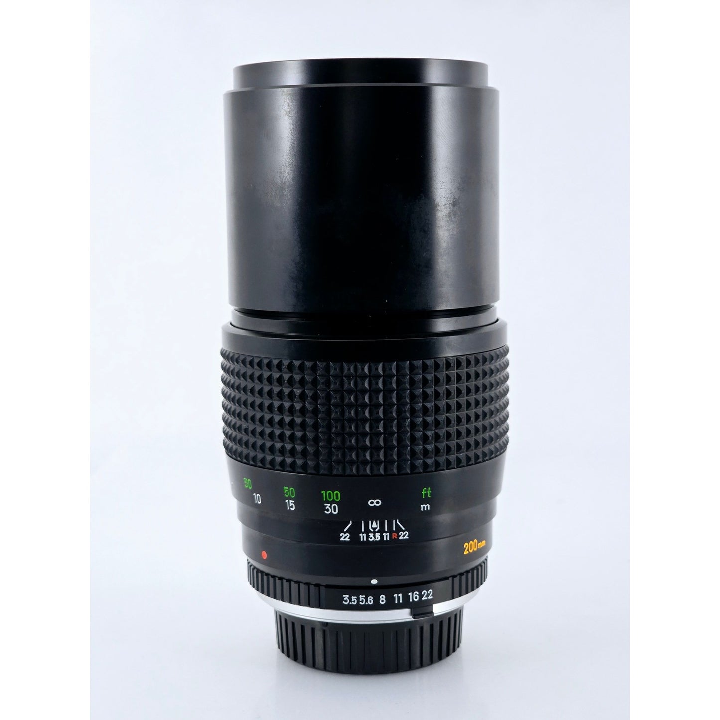 [Pre-owned] Minolta MC Tele Rokkor-QF 200mm F3.5 MF Telephoto Lens — Near MINT — Japan #3491