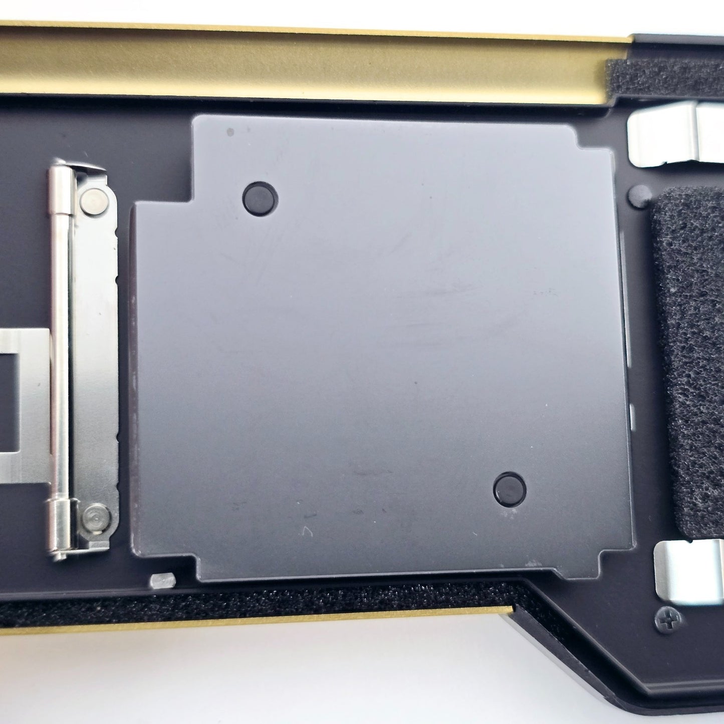 [Near MINT+++] Contax T2 Gold Cover Film Door Replacement Parts From Japan