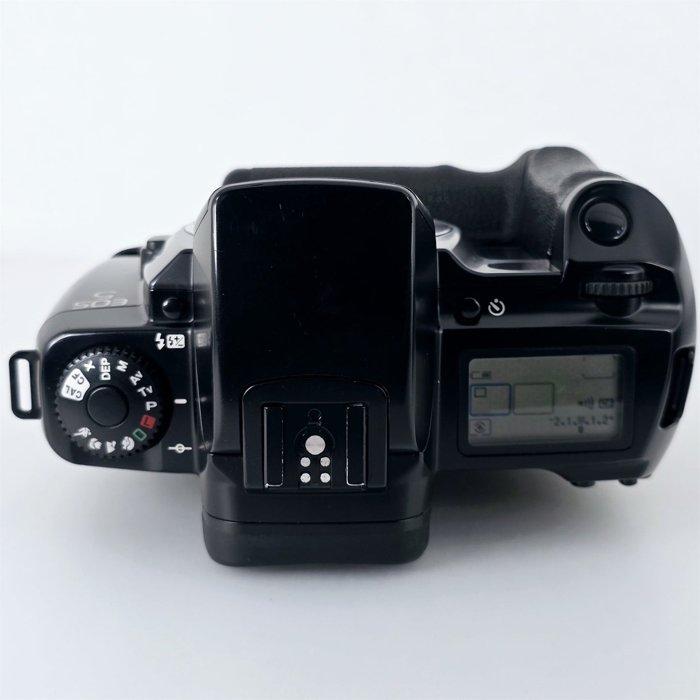 [Pre-owned] Canon EOS 5 QD 35mm Film Camera w/ Vertical Grip VG10 — Near Mint — Japan #5406