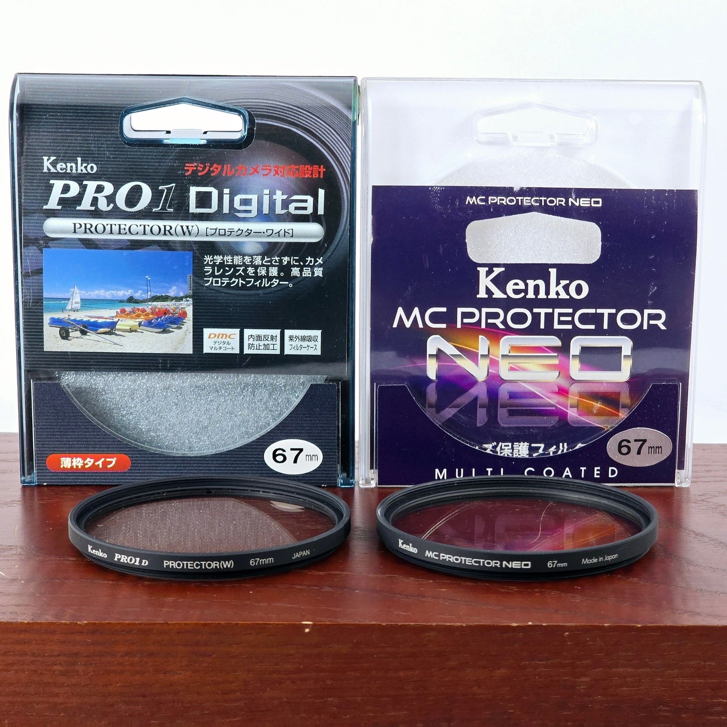 [Pre-owned] Kenko Pro1D Digital Protector (W) / MC Neo 67mm Filter — Near MINT — Japan #4277
