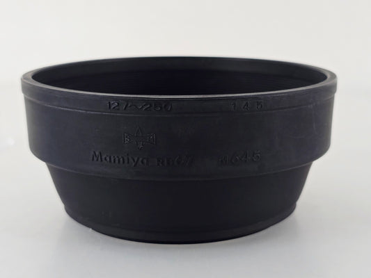 🌸[MINT] Mamiya RB67 127-250 M645 145 77mm Rubber Lens Hood for Sekor From Japan