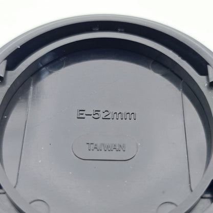 [Pre-owned] Canon Front Lens Cap E-52U 52mm (Set of 2) — Near Mint+++ — Japan #5536