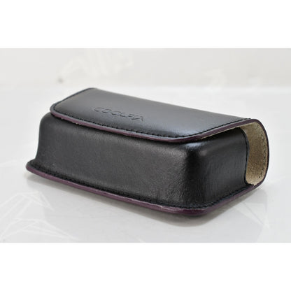 [Pre-owned] Nikon Coolpix CS-NH24 Leather Case Black for S3600 S3500 — Unused — Japan #2419