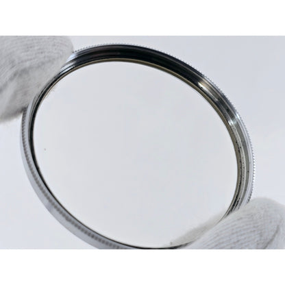 [Pre-owned] Nikon L38 52mm Chrome Frame Lens Filter — Near MINT — Japan #3690