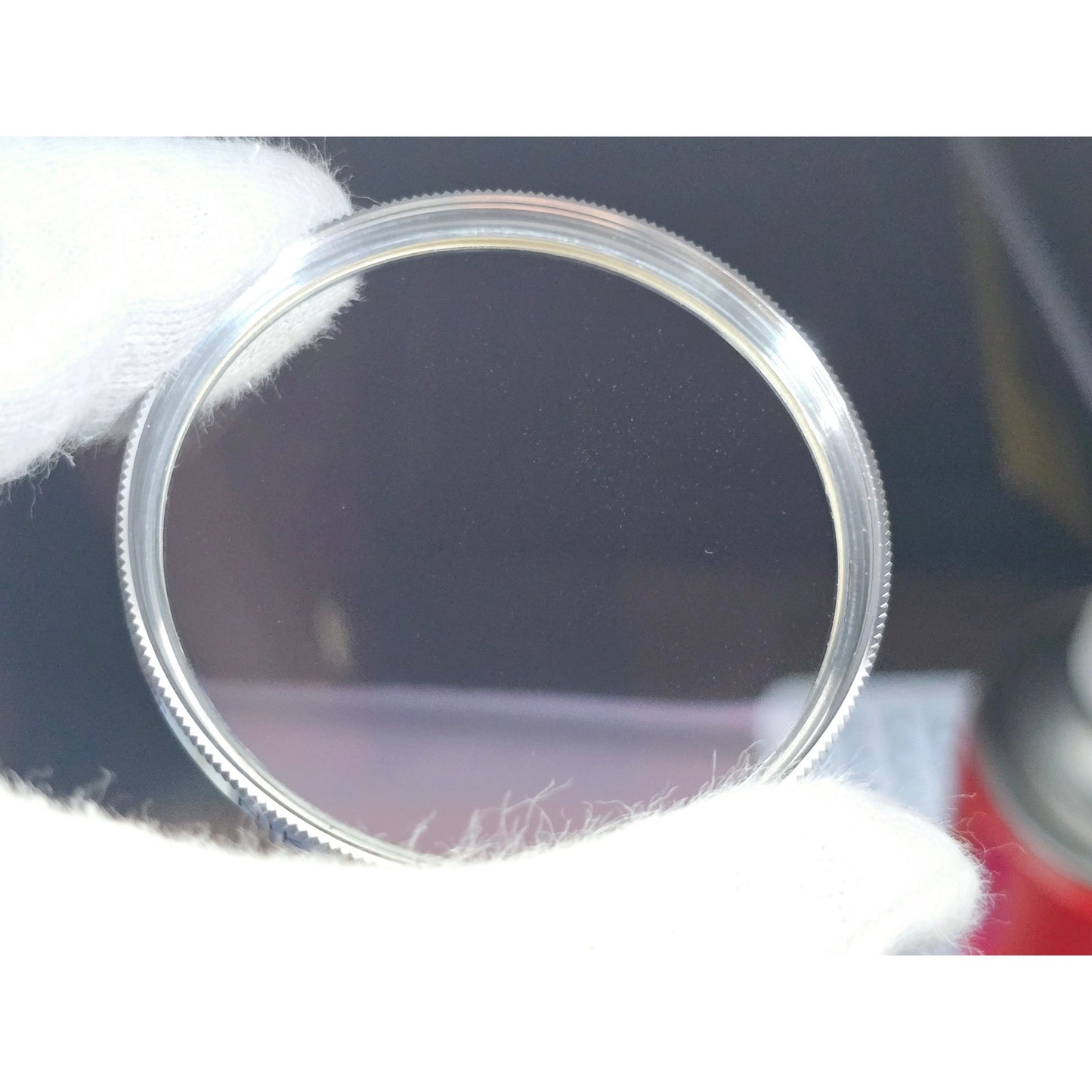[Pre-owned] Nikon L39 52mm Chrome Frame Lens Filter — Near MINT — Japan #3785
