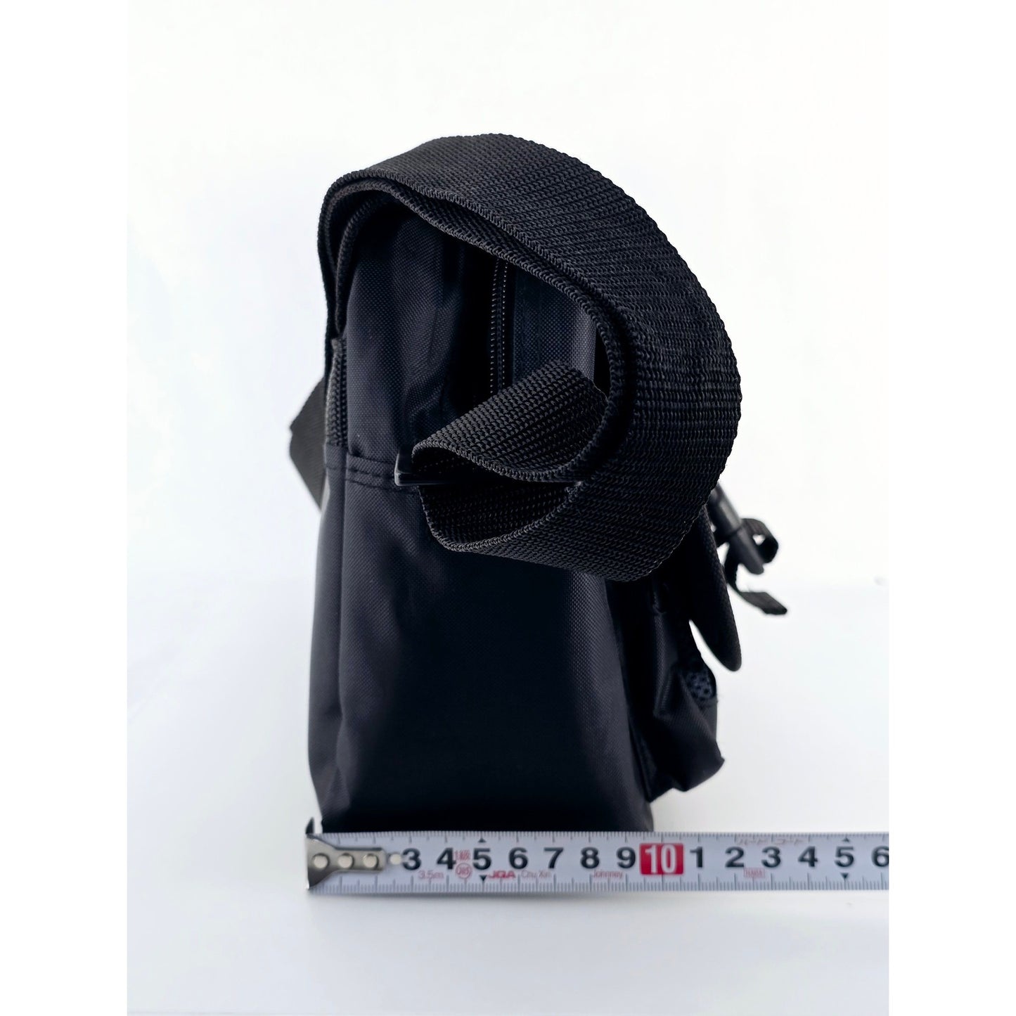 [Pre-owned] Genuine Minolta Camera Lens Shoulder Bag Nylon Black — Near MINT — Japan #5069