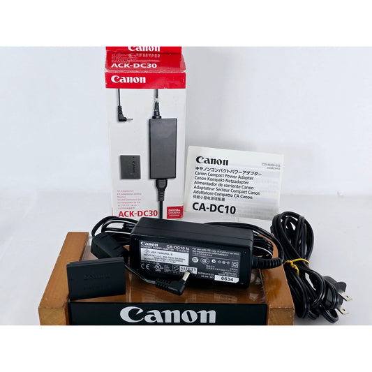 [Pre-owned] Canon ACK-DC30 AC Adapter Kit — MINT — Japan #3956
