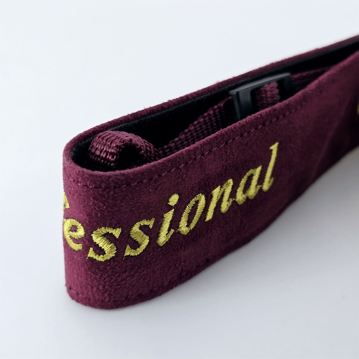 [Pre-owned] Canon Professional Gold Embroidered Logo Neck Strap for EOS Digital — Unused — Japan #5443