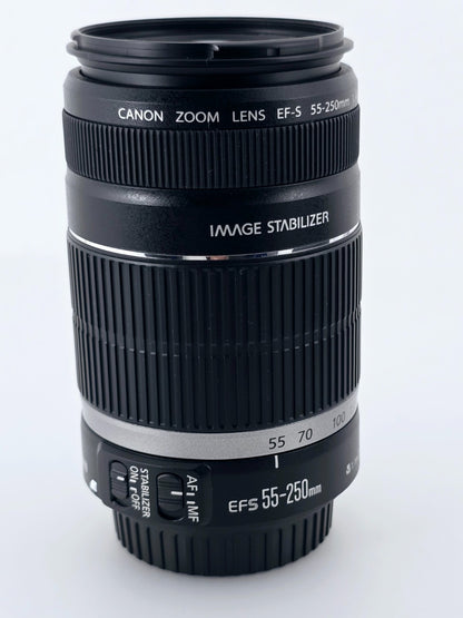 🌸[MINT] Canon EF-S 55-250mm F4-5.6 IS Telephoto Zoom Lens Genuine From Japan