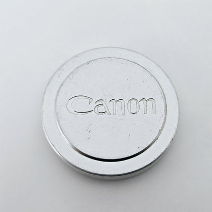 [Pre-owned] Canon 42mm Push On Metal Front Lens Cap for L39 — Excellent+++++ — Japan #5379