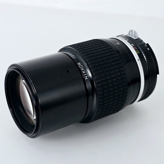 [Pre-owned] Nikon Ai Nikkor 200mm F4 MF Telephoto Lens — Near Mint+++ — Japan #5779