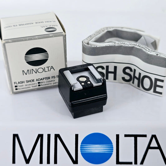 [Pre-owned] Minolta FS-1100 Flash Unit Hot Shoe Adapter — Unused — Japan #4613