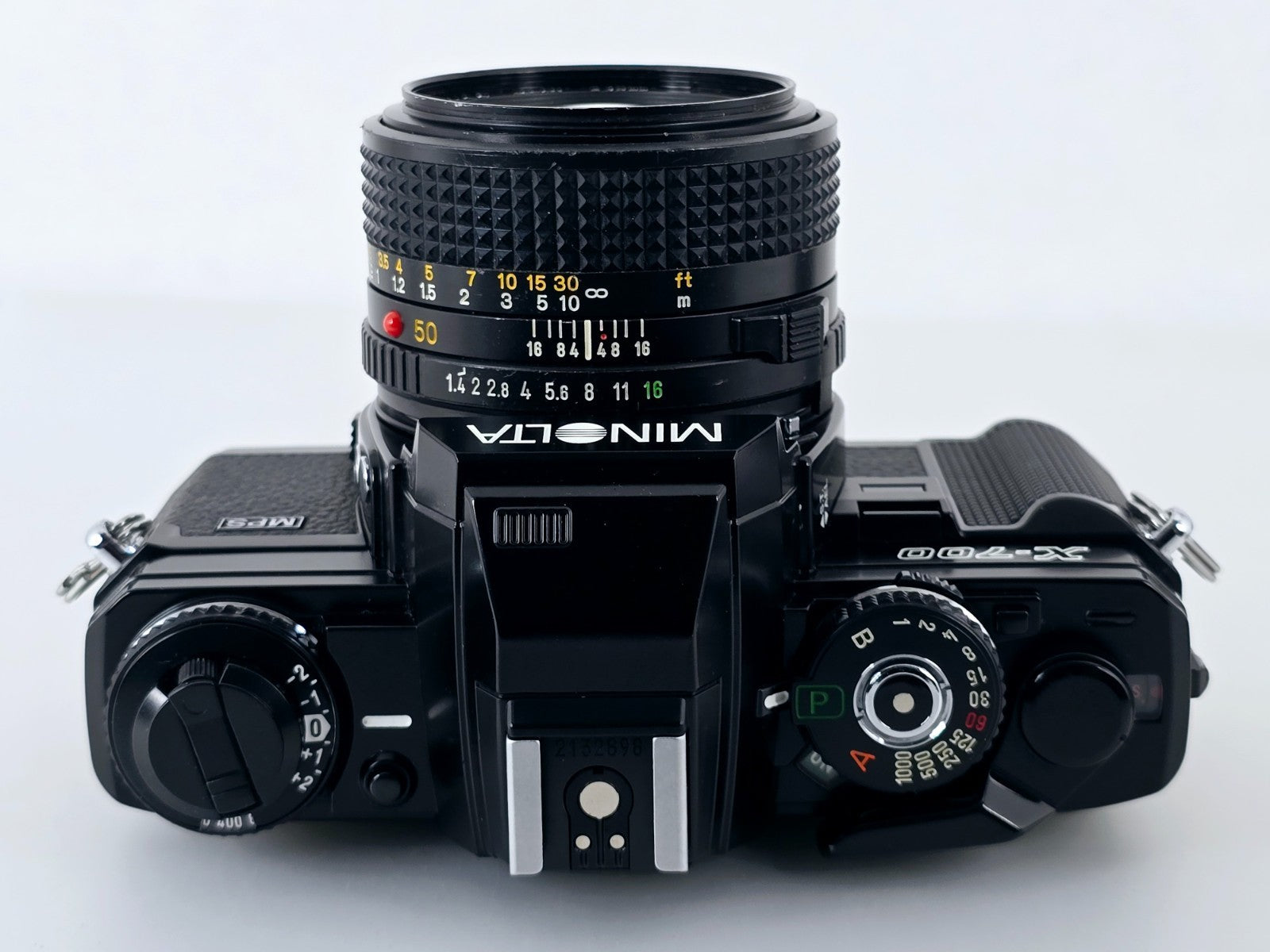 🌸[Near MINT] Minolta X-700 SLR 35mm Film Camera New MD 50mm F1.4 Lens Japan