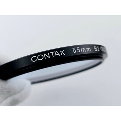[Pre-owned] Contax 55mm B2 (82A) MC Genuine Lens Filter — Near MINT — Japan #4878